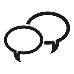 bubble chat icon illustration