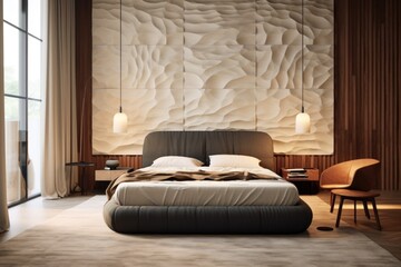 Fototapeta premium Digitally Generated Image of Luxurious Bedroom Interior..