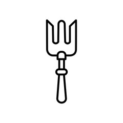 fork line icon