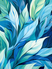 abstract background with leaves