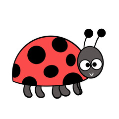 Cute ladybug cartoon