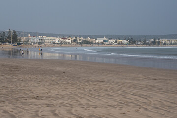 Playa de la ciudad de Essaouira, en la costa central de Marruecos