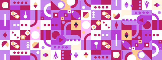 vector gradient mosaic YouTube channel art template