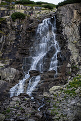 Waterfall Skok, Mlynicka valley, High Tatras mountain, Slovakia © vrabelpeter1