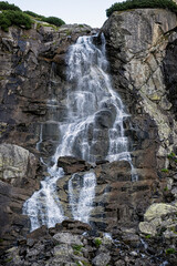 Waterfall Skok, Mlynicka valley, High Tatras mountain, Slovakia © vrabelpeter1