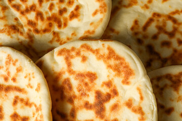 Tasty bakery food concept - delicious Pita, food for making in home