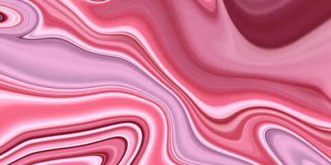 Abstract pink background, Bright and shinny swirl liquid background, liquid textures with spots and splashes of color paint. Modern bright acrylic liquid background with wave lines,