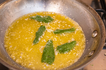 Frying Sage In Oil