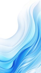 abstract blue background with smooth lines in it. Vector illustration.  