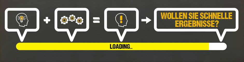 Wollen Sie schnelle Ergebnisse?	
