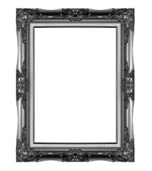 old photo frame white background