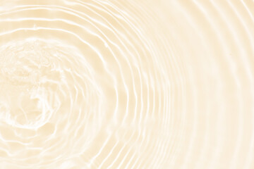 Cream water with ripples on the surface. Defocus blurred transparent white colored clear calm water...