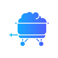 hopper gradient icon