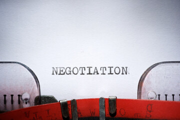 Negotiation concept view