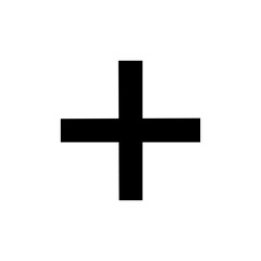 Add Icon. Plus, Positive. Ambulance, Medical Logo. Increase Sign and Symbol for Design, Presentation, Website or Apps Elements - Vector.    