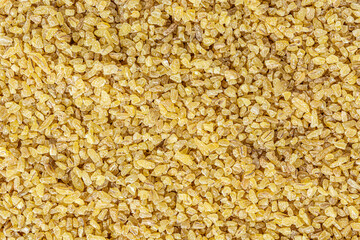 Bulgur, background, texture, close up, top view
