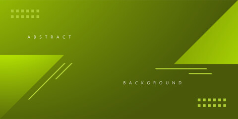 Abstract Geometric with green color background for template, poster, flyer design. Vector illustration