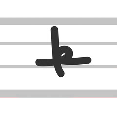 Obraz premium Hijaiyah illustration