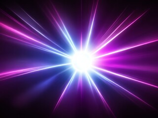 Obraz premium Colorful Lens flare light pattern black background light effect