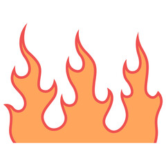 Fire Flame Border