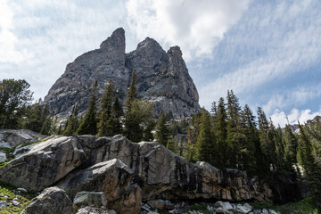 Mountain Views of the Teton Crest Trail in Teton National Park