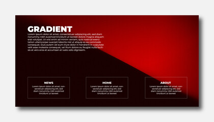 Modern Background Design with Gradient and Grain Texture. Minimalist Gradient Background with geometric shapes for Website design, landing page, wallpaper, banner, poster, flyer, and presentation