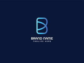 modern letter minimal logo design 