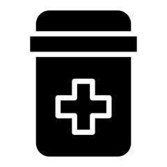 Obraz premium medical box glyph 