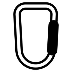 carabiner climbing dualtone 