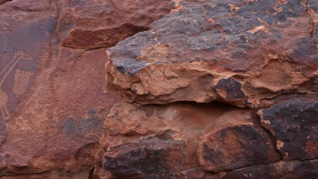 Twyfelfontein Cave rock art engravings