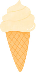 Ice cream vanilla