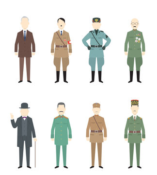 世界の歴史人物イラスト集〜第二次世界大戦