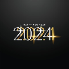 Fototapeta na wymiar 2024 New Year Celebration Design
