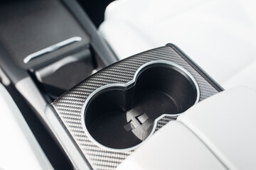 Comfortable car cup holder for rear seats row