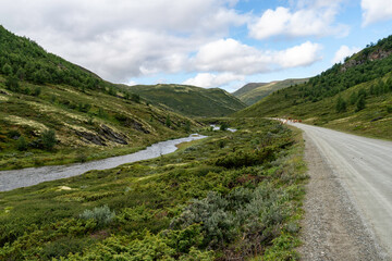 Unterwegs auf dem Grimsdalveien, Norwegen