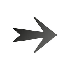 Icon black arrow