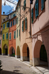 Fototapeta na wymiar Varese Ligure, historic town in La Spezia province