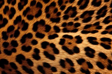 Fototapeta na wymiar Leopard skin texture, leopard fur. Animal pattern