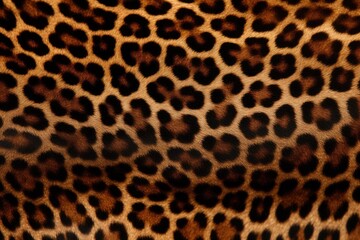 Fototapeta na wymiar Leopard skin texture, leopard fur. Animal pattern