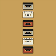 Retro style of the 1990s. Background