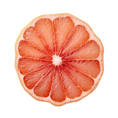 Dried Grapefruit isolated on transparent background. Generative AI