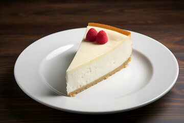 Classic Cheesecake, Creamy Delight with Graham Cracker Crust