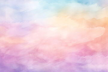 An abstract pastel-colored watercolor texture, offering a soft and creative backdrop with vibrant effects.