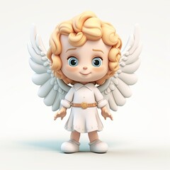 Stylized cute angel 