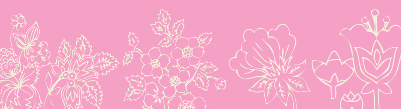 Monochromatic nature inspired shapes-doodle collection. Cute botanical shapes, random childish doodle cutouts of tropical leaves, flowers and branches, decorative abstract art vector illustration