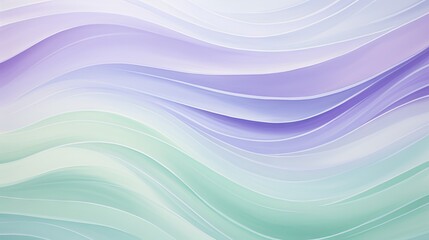 Fototapeta premium a blue and green wavy background with a light blue background. generative ai