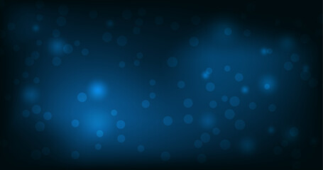 Vector abstract blue background with blur light effect. Abstract dark blue gradient design