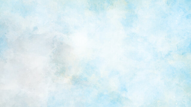 watercolor marble blue sky texture background. © Towhidul