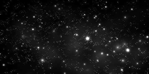 Fototapeta na wymiar Sky Space Stock, Loopable Stars Black Empty Space, Stars Shine Space, Space background with stras, generative Ai