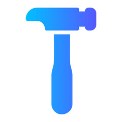 hammer gradient icon
